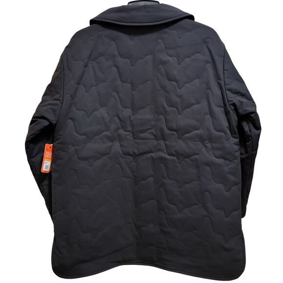 BASS Outdoor Women Oversized Quilted Long-Sleeve Puffer Jacket Size US S Black - Picture 3 of 4